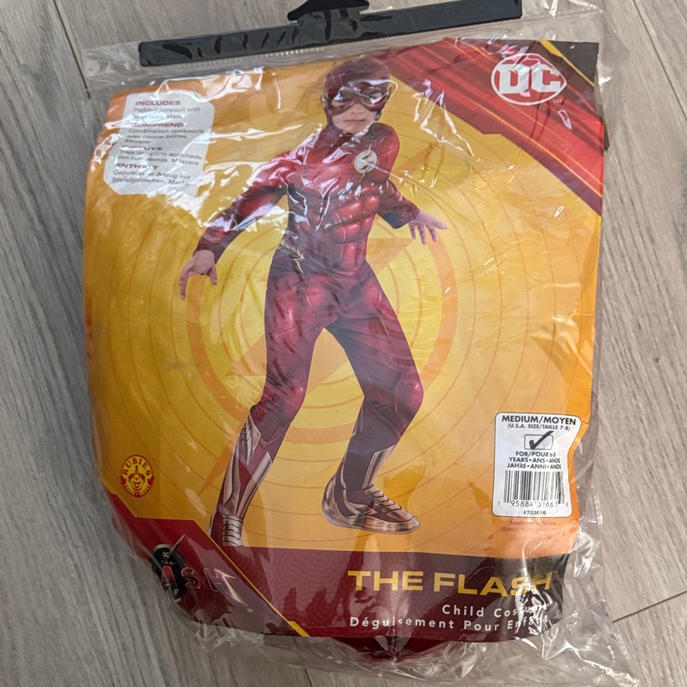 DC The Flash Kids Costume - Red and Gold
